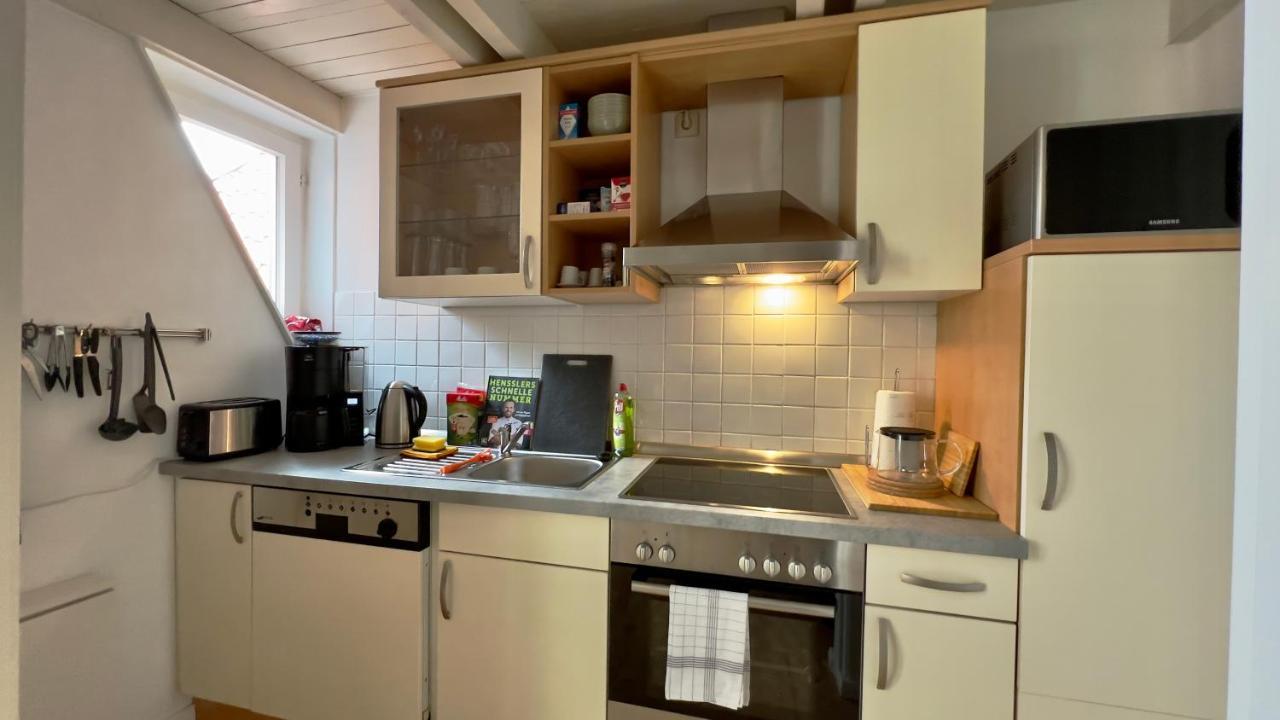 Gemuetliche Maisonettewohnung Mit Dachterrasse Am Schloss Oldenburg Exterior foto
