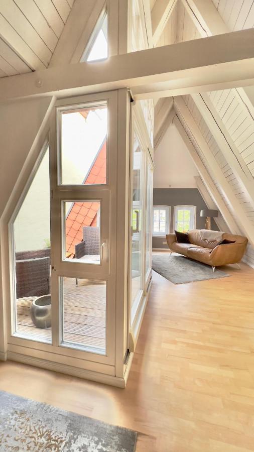 Gemuetliche Maisonettewohnung Mit Dachterrasse Am Schloss Oldenburg Exterior foto