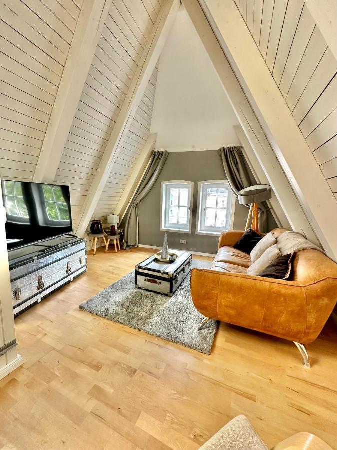 Gemuetliche Maisonettewohnung Mit Dachterrasse Am Schloss Oldenburg Exterior foto